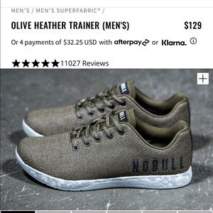Nobull Project unisex olive trainer mens 7.5 womens 9 30% off bundles